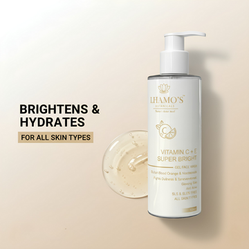 Vitamin C+E Super Bright Gel Face Wash | Sicilian Blood Orange & Niacinamide | Brightening & Anti-Acne Cleanser for All Skin Types